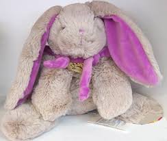 Мягкая игрушка Lapkin Кролик серый/фиолетовый 30см (AT365048)